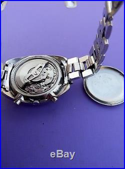 Vintage Seiko 6139-6010 Chronograph Automatic Men's Watch For Parts/Repair