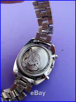 Vintage Seiko 6139-6010 Chronograph Automatic Men's Watch For Parts/Repair