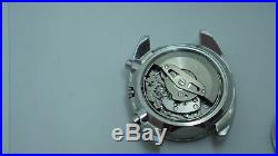 Vintage Seiko 6139-6012 Black Dial Automatic Chrono For Parts Or Repair Working