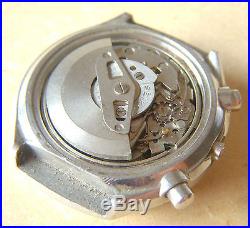 Vintage Seiko Automatic Chronograph 6138-8060T for parts or repair Balance Ok