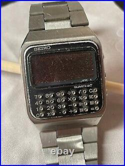 Vintage Seiko Calculator C153-5007 Digital Quartz Watch PARTS & REPAIR