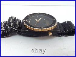 Vintage Seiko Dual Time Diver Quartz H461-6000 Wristwatch 4 parts or repair