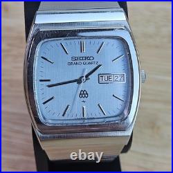 Vintage Seiko Grand Quartz 9256-5000 Twin Quartz Watch Japan FOR PARTS REPAIR