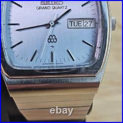 Vintage Seiko Grand Quartz 9256-5000 Twin Quartz Watch Japan FOR PARTS REPAIR