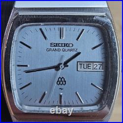 Vintage Seiko Grand Quartz 9256-5000 Twin Quartz Watch Japan FOR PARTS REPAIR