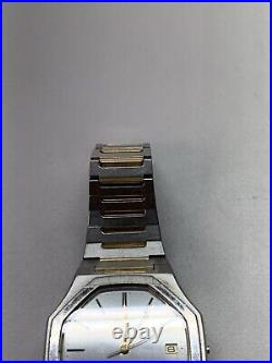 Vintage Seiko Lassale Twin Quartz Watch 9442-5019 Untested For Parts Or Repair