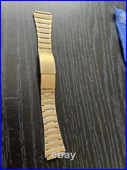 Vintage Seiko M354-5010 Lcd Gold James Bond Moonraker Watch For Parts/Repair