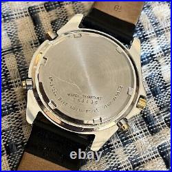 Vintage Seiko Panda 7T52-7A09 1/100 Chronograph Men's Watch Parts & Repair