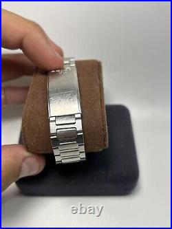 Vintage Seiko SQ Alarm Quartz Day Date 7223-6019 Stainless Watch- PARTS REPAIR