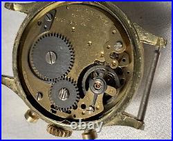 Vintage Sheraton Men's Mechanical Wristwatch Swiss Chronograph-for Parts/repair