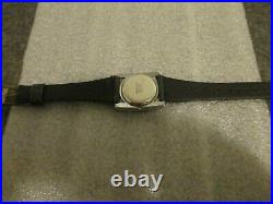 Vintage Sicura Breitling Jump Hour Mens 17j Swiss Watch Eb 8481 Parts/repair