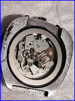 Vintage Sorna Bullhead GMT world time Mechanical Parts Repair missing pushers