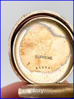 Vintage Supreme GF Case American Waltham Watch Co Pocket Watch Parts / repair