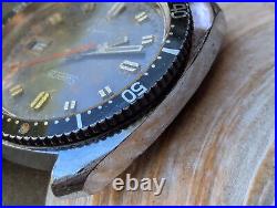 Vintage Swank German Diver withAged Blue Dial, Lorsa P75 Mvmt, Runs FOR PARTS/REPAIR