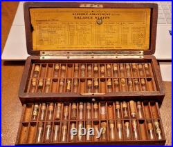 Vintage Swartchild & Co. Watchmakers Repair Watch Screws Set 49062n Vials & Box