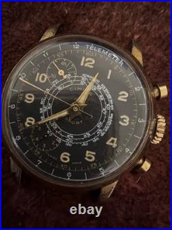 Vintage Swiss Cimier Sport 12 Telemeter stop-start chronograph Parts/Repair