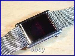 Vintage TIFFANY & CO. By FAIRCHILD Men's LCD Wristwatch Stainless Parts Repair