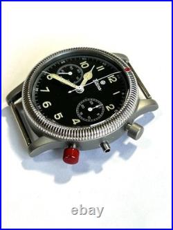 Vintage TUTIMA Flieger Chronograph Valjoux 7760 Manual Watch For Parts Repair Vintage TUTIMA Flieger Chronograph Valjoux 7760 Manual Watch For Parts Repair