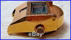 Vintage Tenor Dorly G Plated JUMP HOUR automatic watch parts repair project only