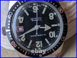 Vintage'The Florida Frogman' 20 ATM Diver withAS 1701 Mvmt, Runs FOR PARTS/REPAIR