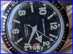 Vintage'The Florida Frogman' 20 ATM Diver withAS 1701 Mvmt, Runs FOR PARTS/REPAIR