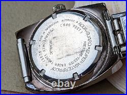 Vintage Tiara Aqua-Guard 660 Diver Watch withPatina, Runs Strong FOR PARTS/REPAIR