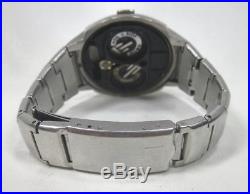 Vintage Time Computer Pulsar P3 Led Wristwatch Stainless Steel For Parts Repair