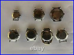 Vintage Timex Watch Lot Of 7 For Parts Or Repair All Are Automatic/Self Winding