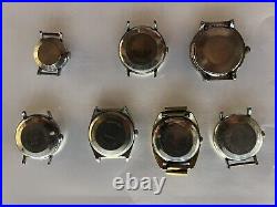 Vintage Timex Watch Lot Of 7 For Parts Or Repair All Are Automatic/Self Winding