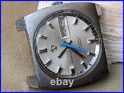 Vintage Tressa Day-Date Watch withDivers All SS Case, ETA 2788 FOR PARTS/REPAIR