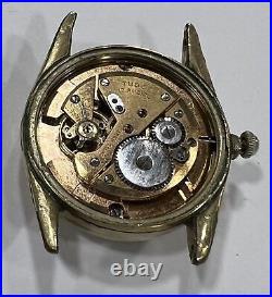 Vintage Tudor Oysterdate 17 Jewels Winding Wristwatch Selling For Repair/Parts