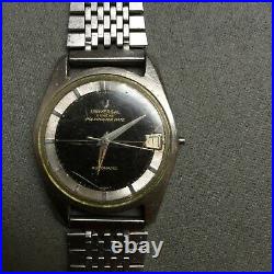Vintage UNIVERSAL GENEVE Polerouter Date Armbanduhr Watch 1-69 Parts/Repairs
