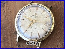 Vintage Universal Geneve Polerouter Micro Rotor Automatic For Parts Or Repair