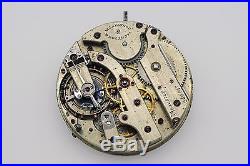 Vintage Vacheron Constantin Pocket Watch Movement Dial Hands Parts Repair