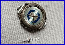 Vintage Valjoux 7733 Manual Wind Chronograph Swiss Watch For Repair Or Parts