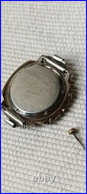 Vintage Valjoux 7733 Manual Wind Chronograph Swiss Watch For Repair Or Parts