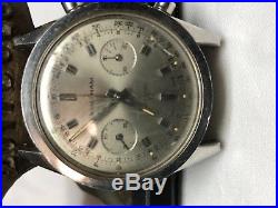 Vintage Very RareWaltham Mens Chronograph Watch Valjoux 7733 for Repair or parts