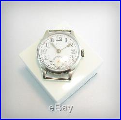 Vintage WW1 CYMA Case and movement, for parts or repair. Swiss