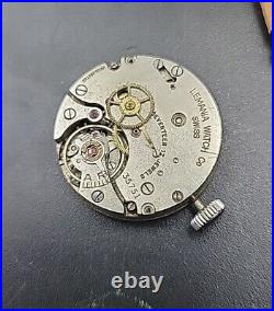 Vintage WW2 Era Lemania Military Style Watch Movement For Repairs