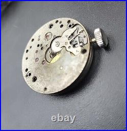 Vintage WW2 Era Lemania Military Style Watch Movement For Repairs