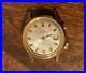 Vintage Wakmann 17j Datalarm Wristwatch For Parts And Repair, No Back Cover