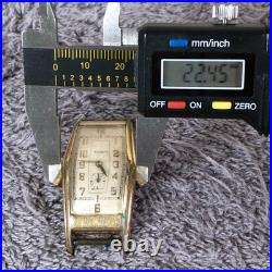 Vintage Waltham Curvex Women Mechanical Wind For Watch Parts Or Repair Only