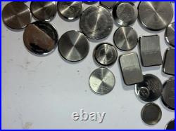 Vintage Watch Case Backs Lot Bulova Accutron Seiko Elgin Gruen Wittnauer Repair