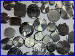 Vintage Watch Case Backs Lot Bulova Accutron Seiko Elgin Gruen Wittnauer Repair