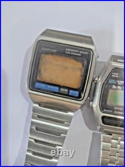 Vintage Watch Digital /seiko /casio/alba For Parts Repair Only