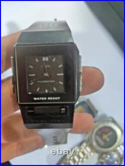 Vintage Watch Digital /seiko /casio/alba For Parts Repair Only
