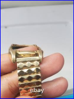Vintage Watch Heads Lot of 20-10K RGP Gold, Caravelle, Solar Swiss, Parts &Repairs
