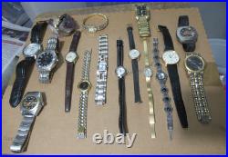 Vintage Watch Lot 16 Timex Elgin Guess Hamilton Boss Parts Repair Mixed Vintage Watch Lot 16 Timex Elgin Guess Hamilton Boss Parts Repair Mixed