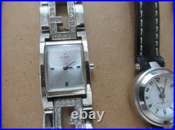 Vintage Watch Lot 16 Timex Elgin Guess Hamilton Boss Parts Repair Mixed