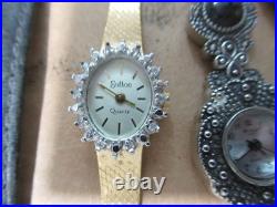 Vintage Watch Lot 16 Timex Elgin Guess Hamilton Boss Parts Repair Mixed